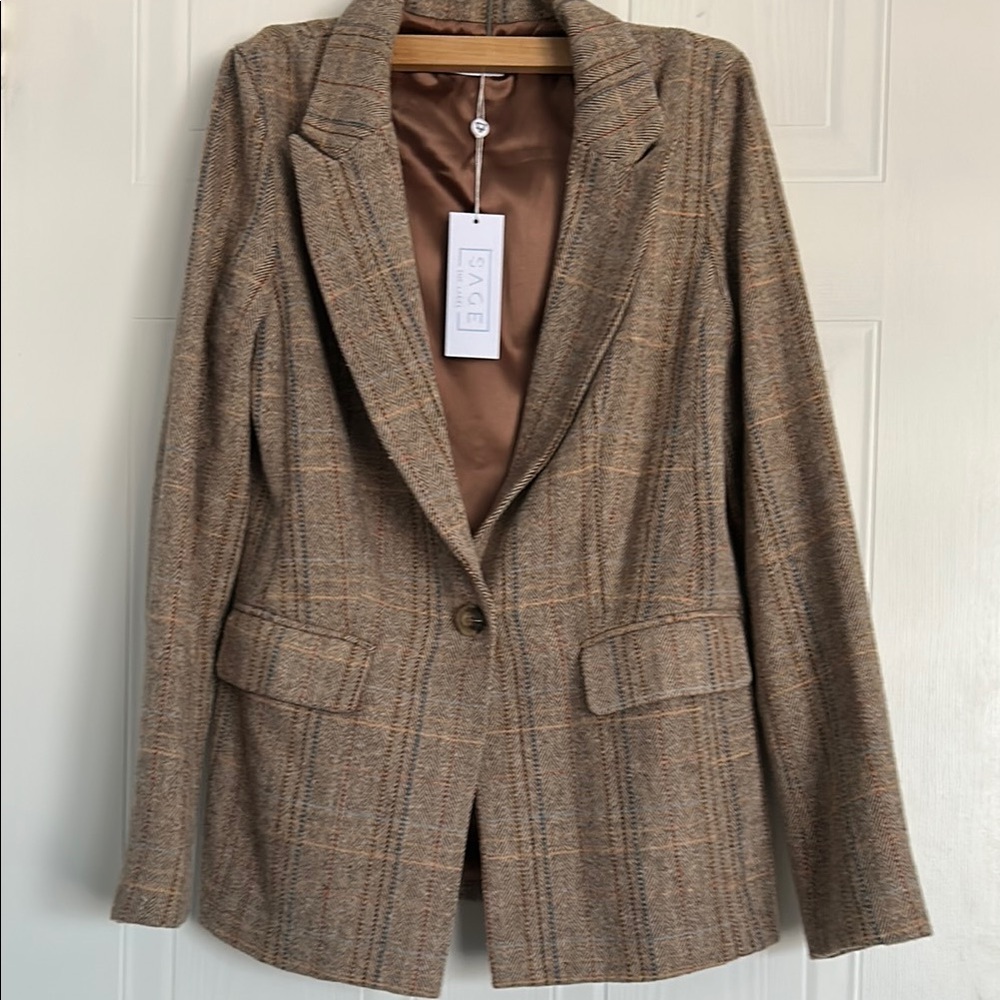 Sage Women's Tan Blazer